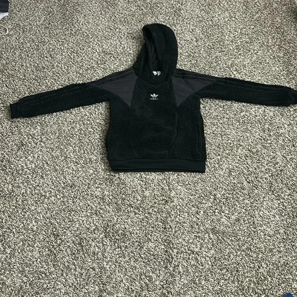 Adidas Cozy Hooded Pullover Sherpa for boys - Picture 3 of 7